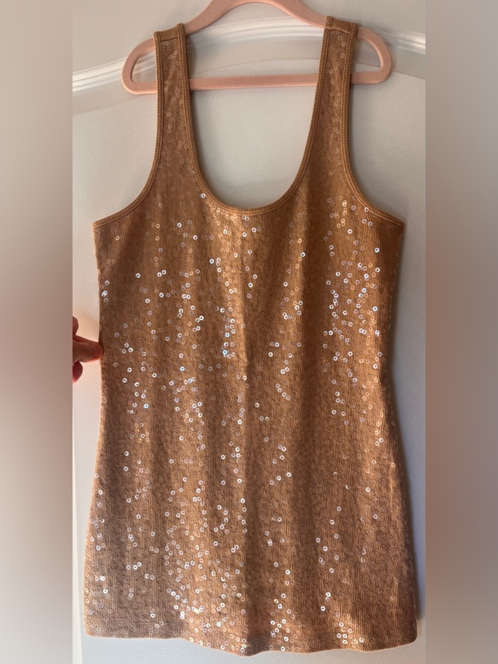 Express Sequin Tank Top - New